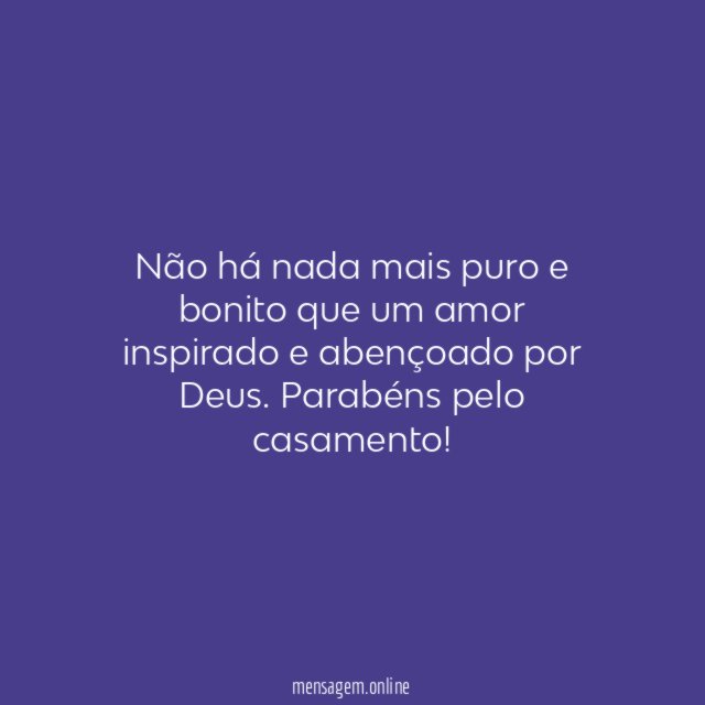 Não há nada mais puro e bonito que