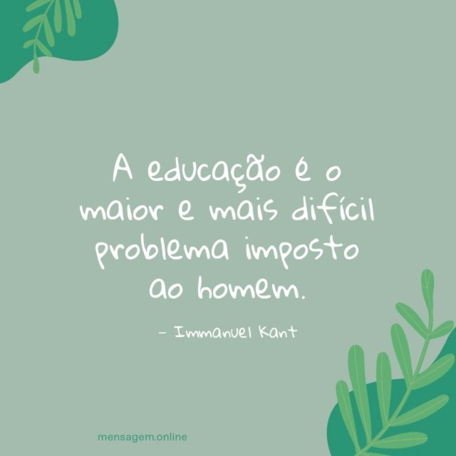 A educação é o maior e mais difícil