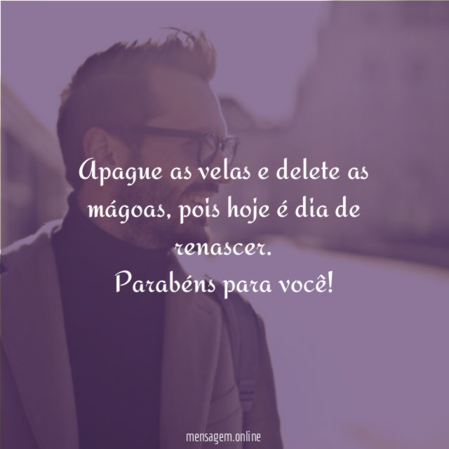 Apague as velas e delete as mágoas