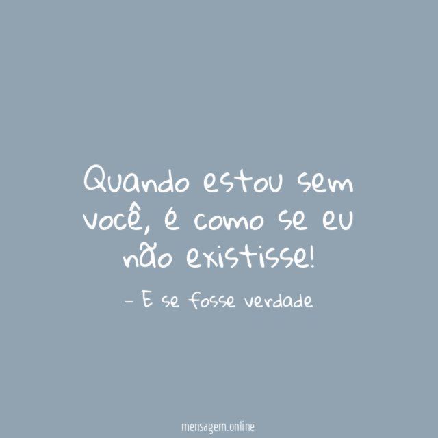 Quando estou sem você