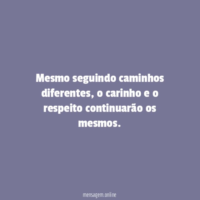 Mesmo seguindo caminhos diferentes