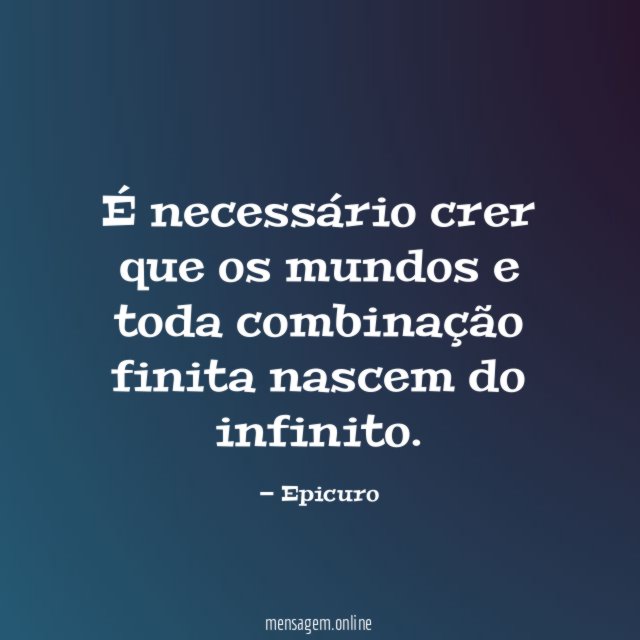 É necessário crer que os mundos e toda