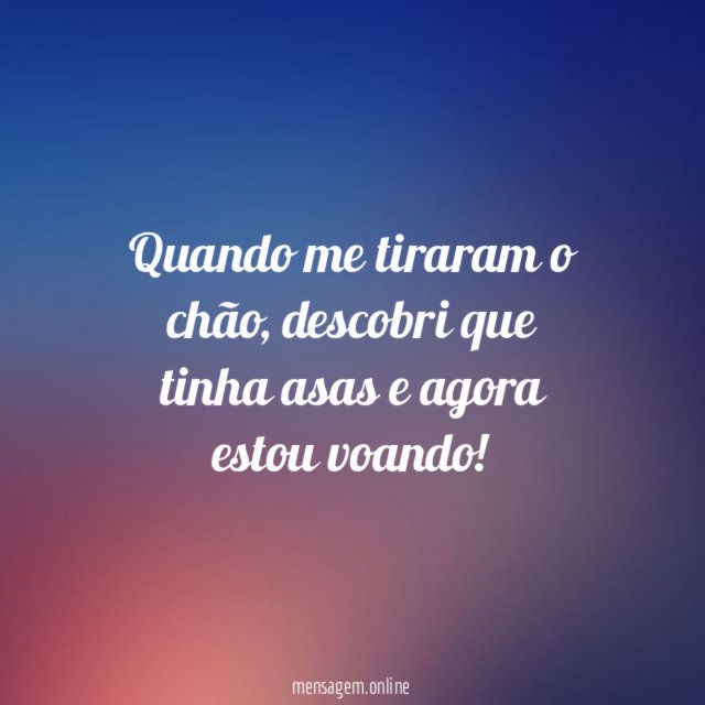 Quando me tiraram o chão