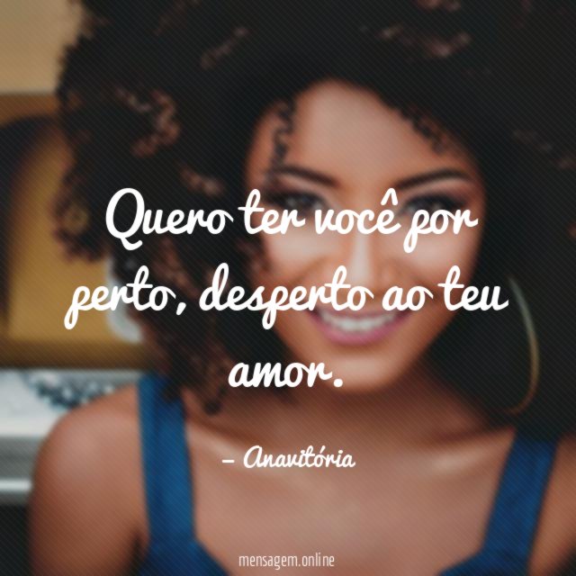 Quero ter você por perto