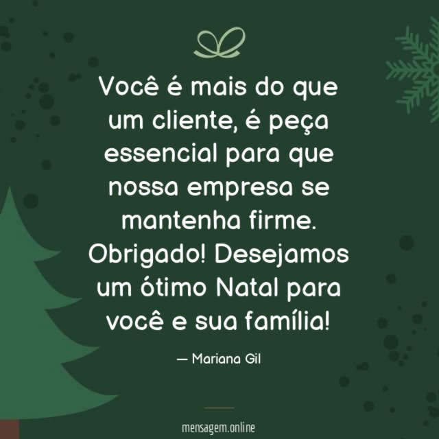 Você é mais do que um cliente