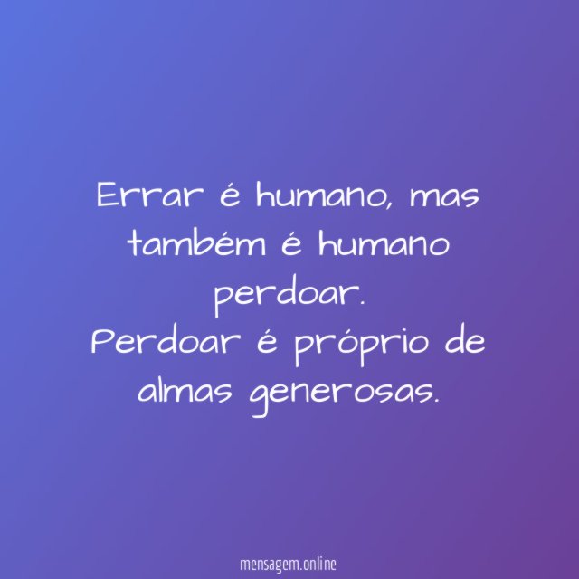 Errar é humano