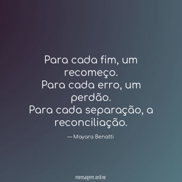 Para cada fim
