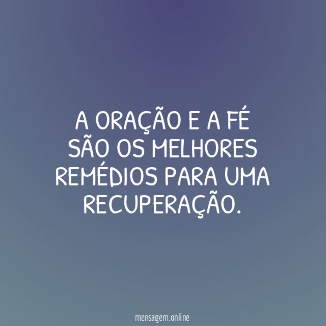 A oração e a fé são os melhores