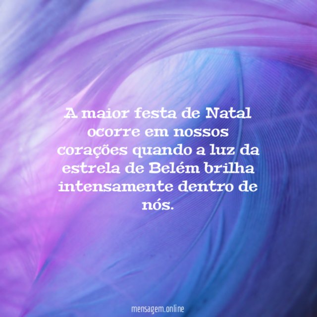 A maior festa de Natal ocorre em nossos