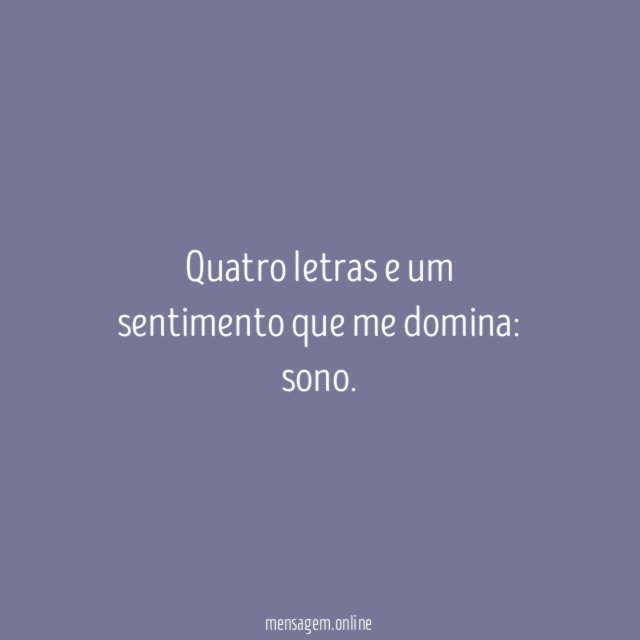 Quatro letras e um sentimento que me domina