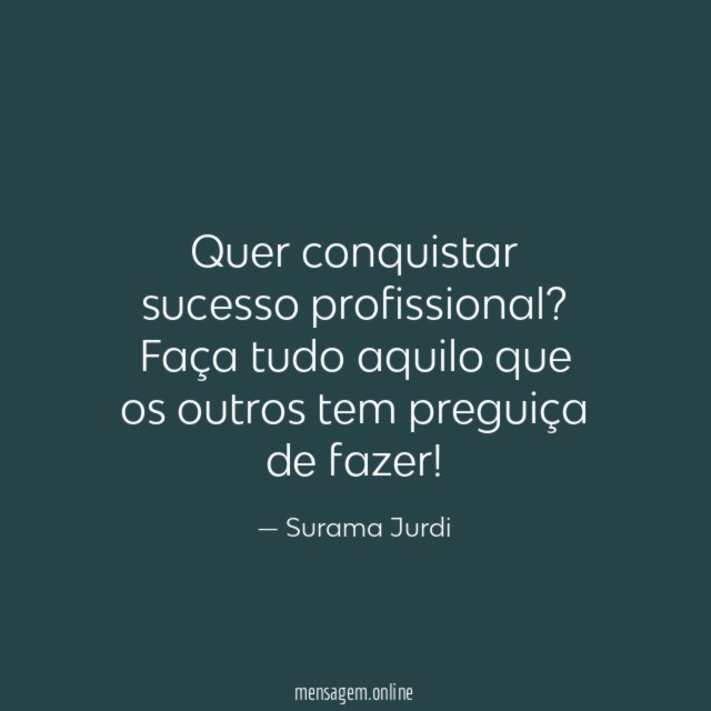 Quer conquistar sucesso profissional