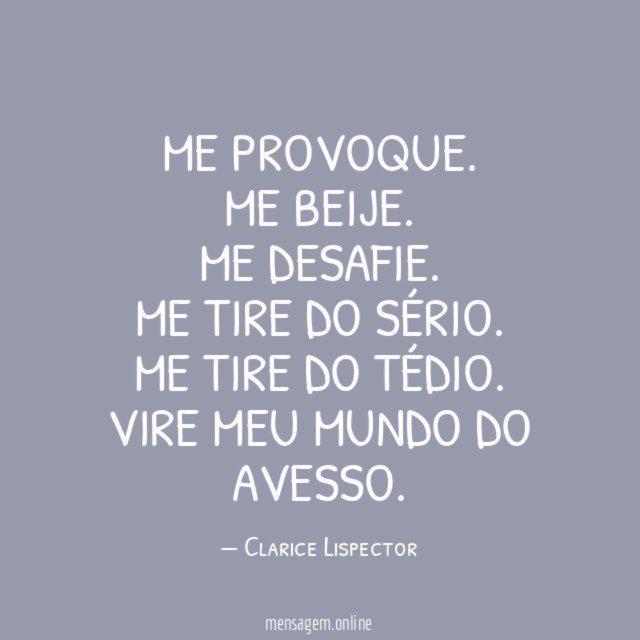 Me provoque