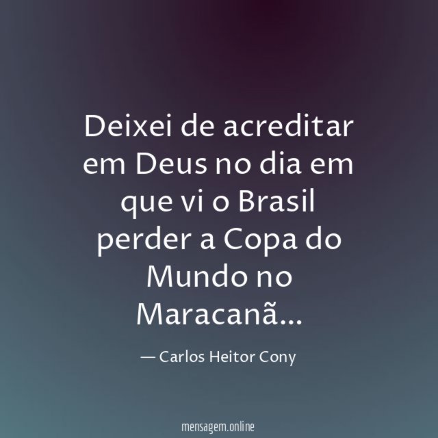 Deixei de acreditar em Deus no dia em