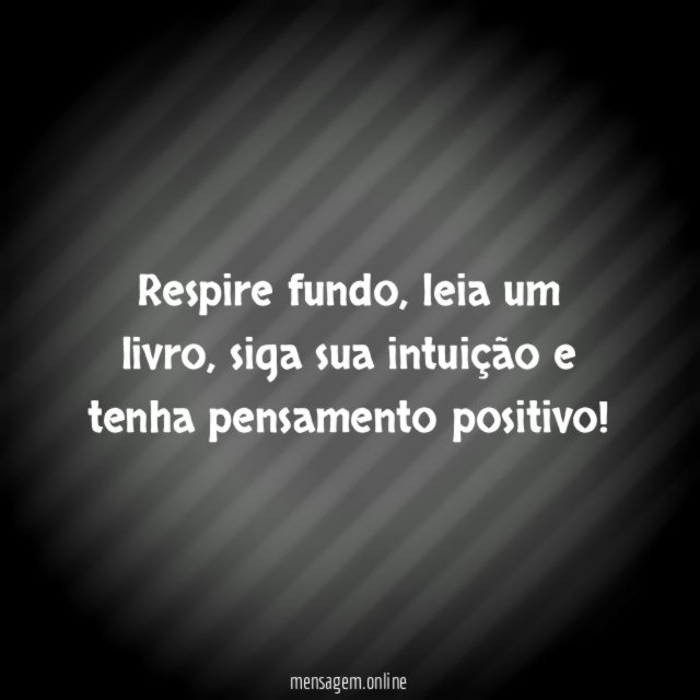 Respire fundo
