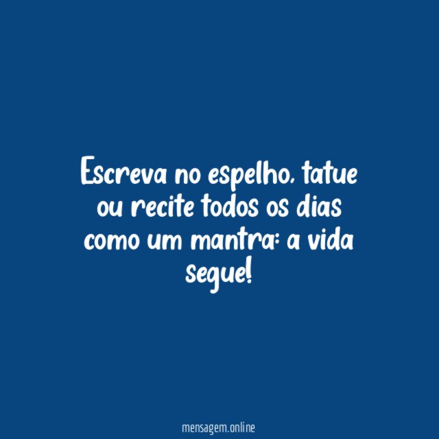 Escreva no espelho