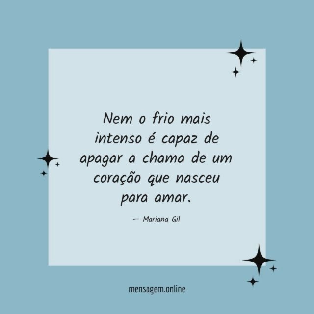 Nem o frio mais intenso é capaz de