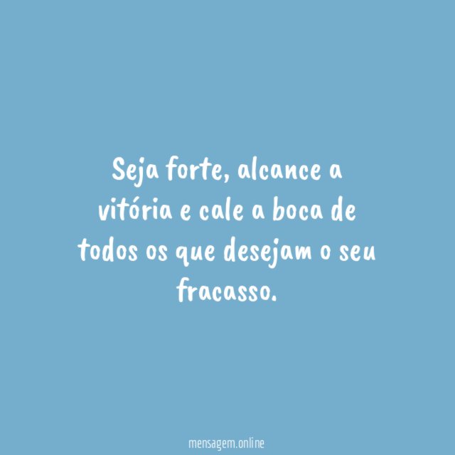 Seja forte