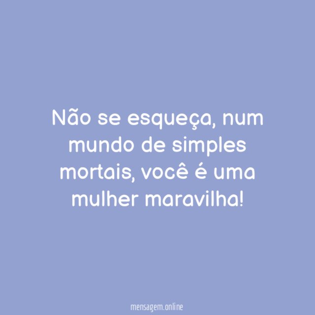 Não se esqueça