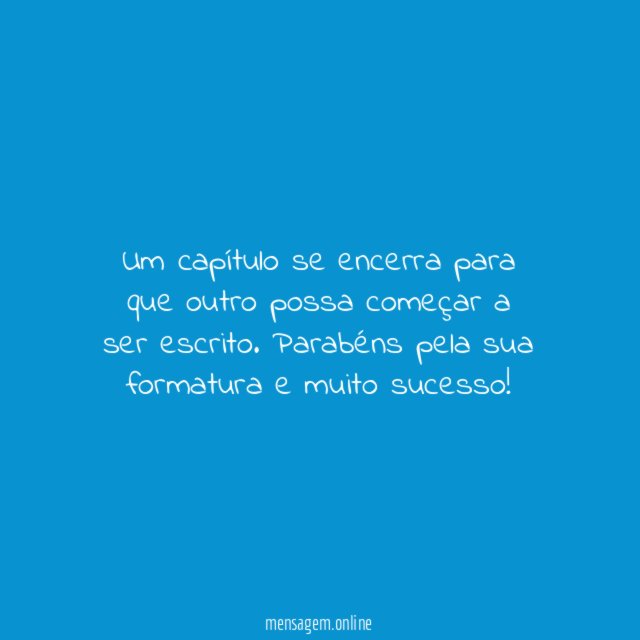 Um capítulo se encerra para que outro possa