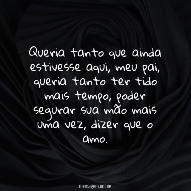 Queria tanto que ainda estivesse aqui