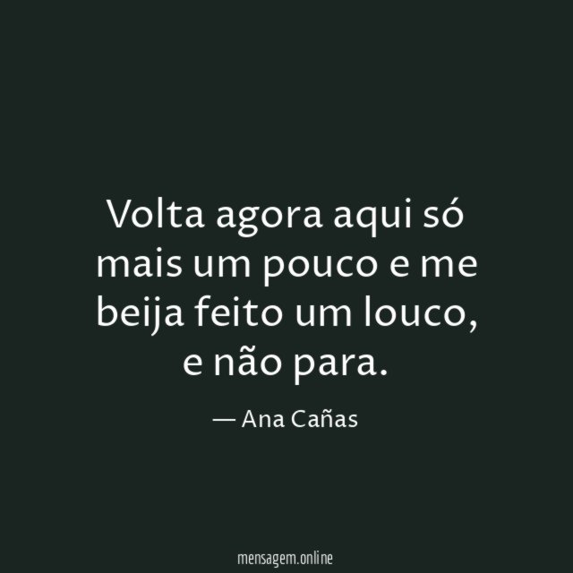 Volta agora aqui só mais um pouco
