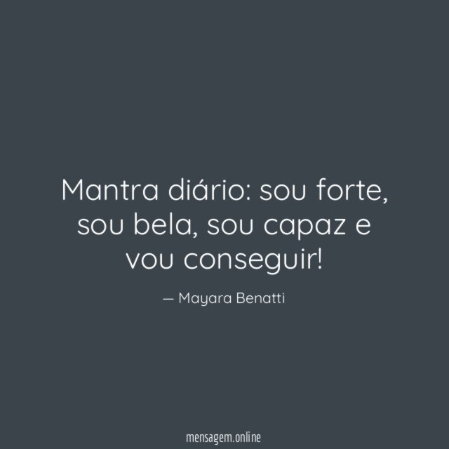 Mantra diário