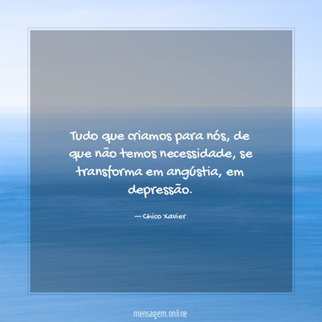 Tudo que criamos para nós