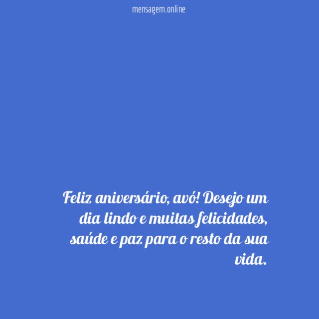 Feliz aniversário