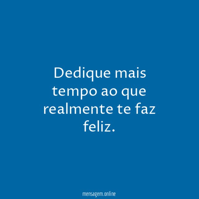 Dedique mais tempo