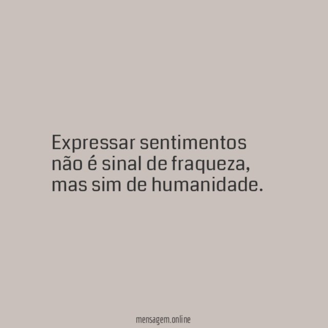Expressar sentimentos