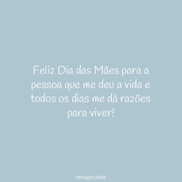 Feliz Dia das Mães
