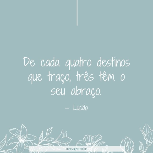 De cada quatro destinos