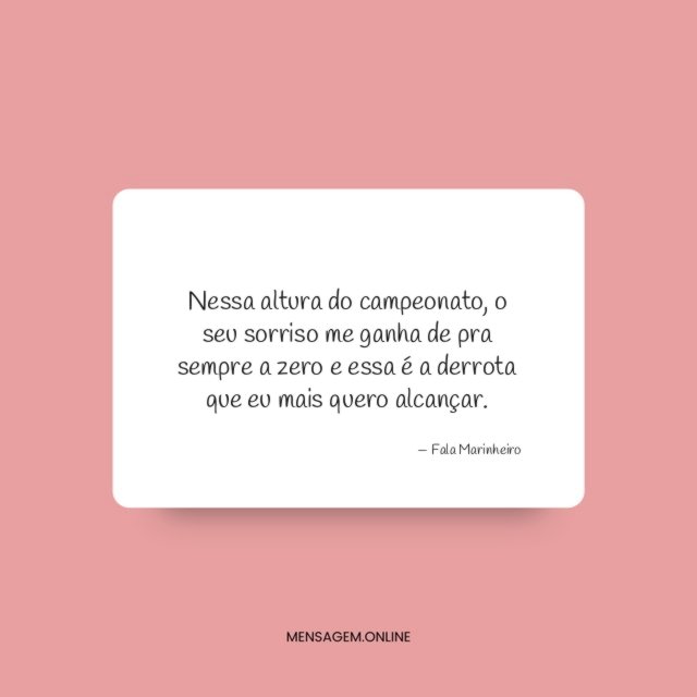 Nessa altura do campeonato