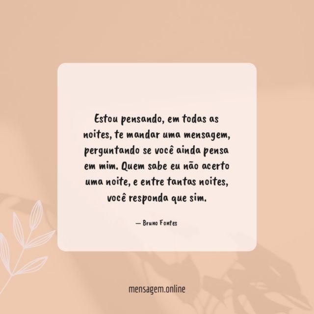 Você responda que sim
