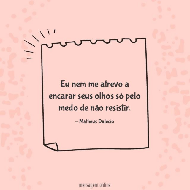 Eu nem me atrevo