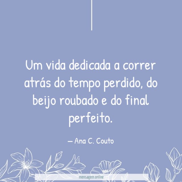 Um vida dedicada