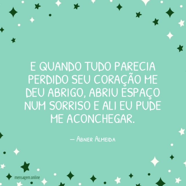 E quando tudo parecia perdido