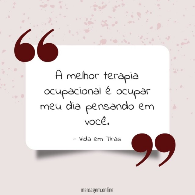 A melhor terapia ocupacional