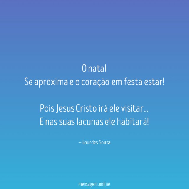 O natal Se aproxima e o coração em festa estar