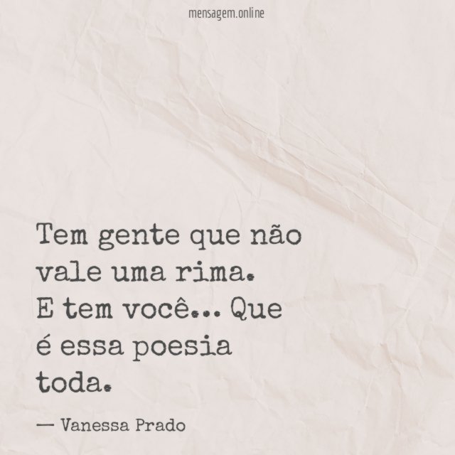 Não vale uma rima