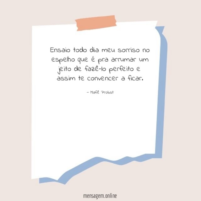 Ensaio todo dia meu sorriso