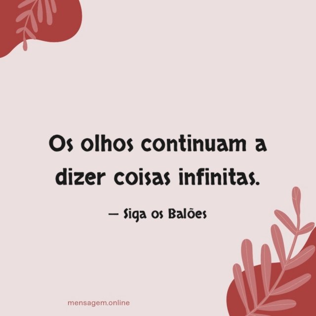 Os olhos continuam