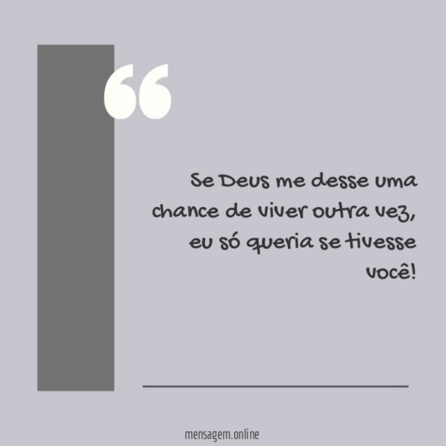 Se Deus me desse uma chance