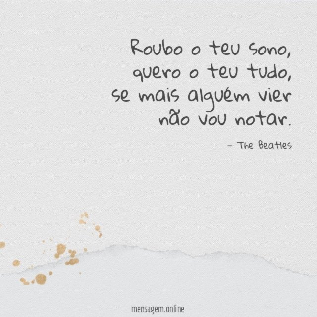 Roubo o teu sono