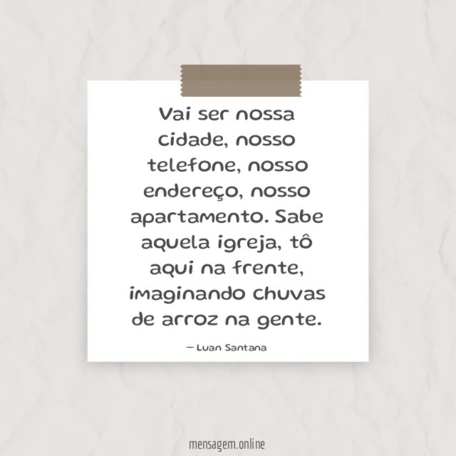 Vai ser nossa cidade