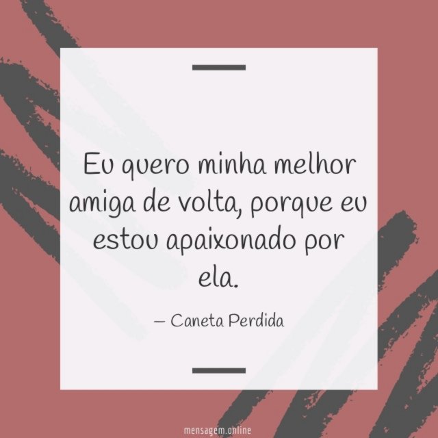 Eu quero minha melhor amiga