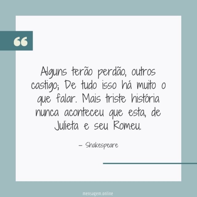 Alguns terão perdão
