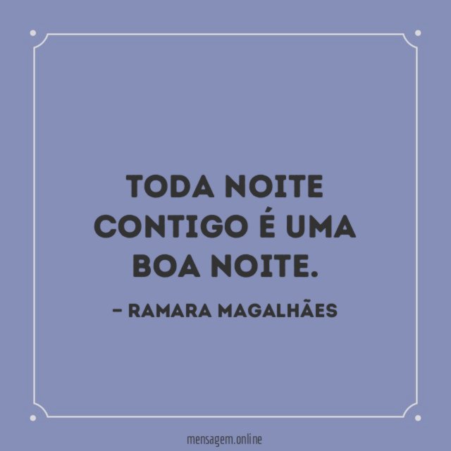 Toda noite contigo é uma
