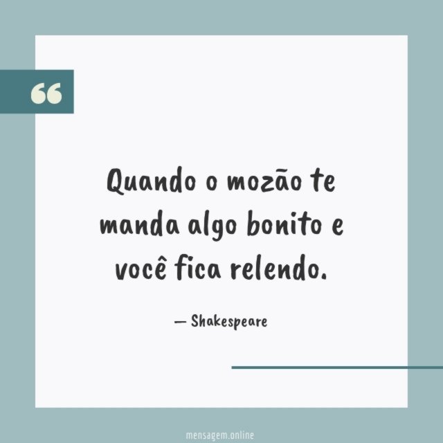 Quando o mozão te