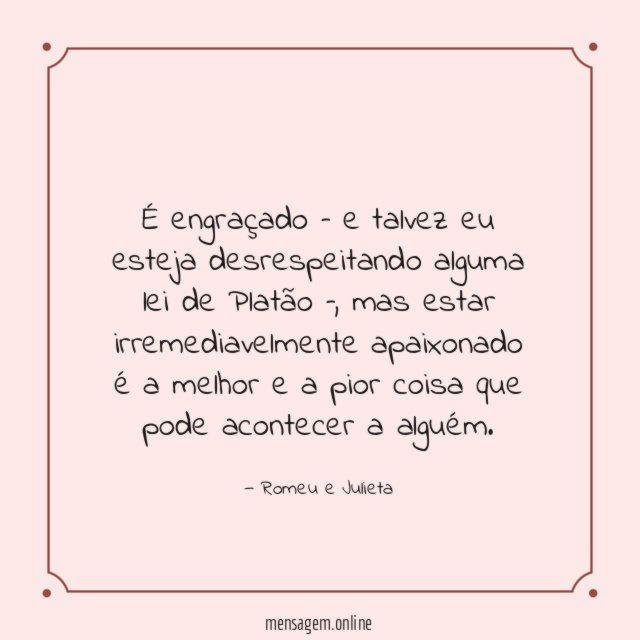 Desrespeitando alguma lei de Platão